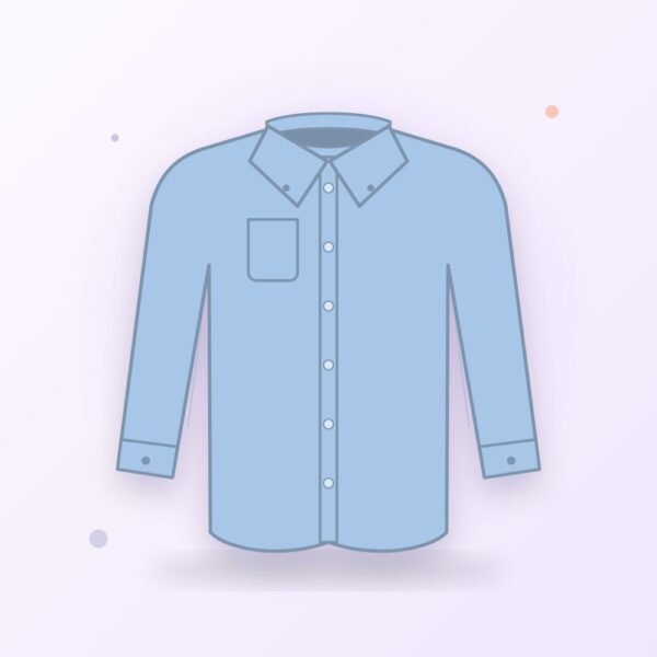 Camisa Oxford Celeste